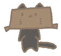 Cats Box Sticker by polu