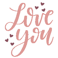 I Love You Hearts Sticker