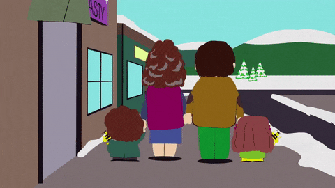 family leaving GIF by South Park 