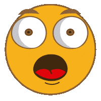 surprised man Sticker by Omer