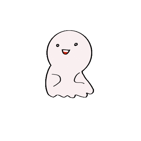 latribucamilo_pr halloween scary ghost casper Sticker