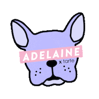 tartecosmetics dog blue makeup pug Sticker