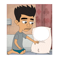 big mouth pillow Sticker by Big Mouth Netflix