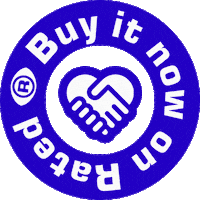 Dark Blue Marketplace Sticker by ratedglobal