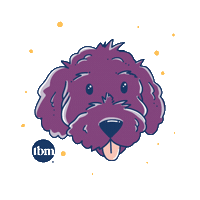 Dog Poodle Sticker by The Budget Mom, LLC.