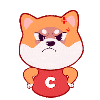 codica dog angry cody codica Sticker