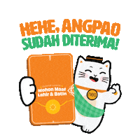Cat Ramadan Sticker by Bank Neo Commerce