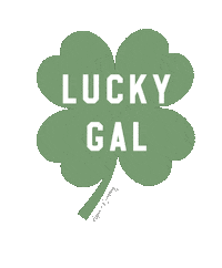 St Patricks Day Good Luck Sticker by Aspen + Company
