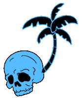 Palm Tree Miami Sticker