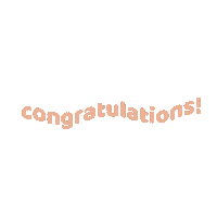 Congrats Celebrate Sticker by HTP Clothing