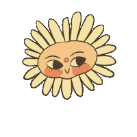 anicanislupus happy cat smile flower Sticker