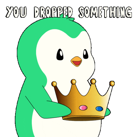 Penguin Win Sticker by Abster