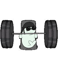 Work Out Fun Sticker by Sappy Seals Community