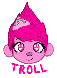 Pink Joke Sticker