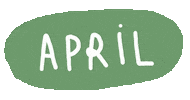 Autumn April Sticker by Sara Maese