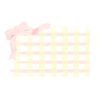 sorairo87 かわいい message card ribbon Sticker