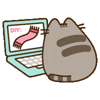 Arts And Crafts Cats Sticker by Pusheen