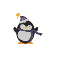 Winter Penguin Sticker by Sun West DLC