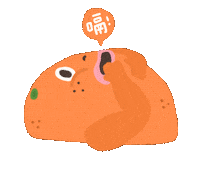 jennyhua hungry eat 飽 煎妮花 Sticker