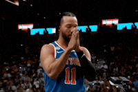 PositiveKnicks positiveknicks positively knicks jalen brunson knicks jalen brunson eyes closed praying knicks GIF