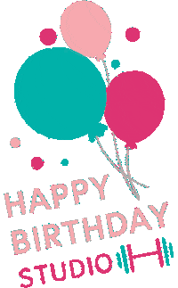 Celebrate Happy Birthday Sticker by studioH