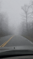 'Thick as Pea Soup!': Dense Fog Covers Ohio Roadway