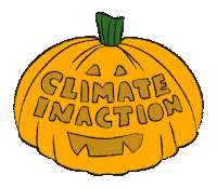 Climate Change Halloween Sticker by Tolmeia Gregory