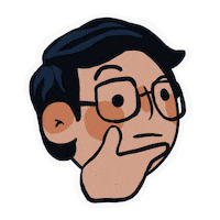 Ae Pensando Sticker