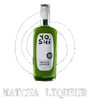 Cocktail Bar Nyc Sticker by YOSHI Matcha Liqueur
