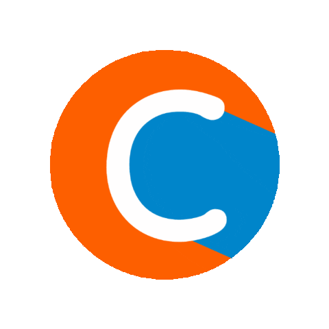 Orange Abc Sticker