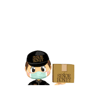 Senorhoney delivery envios paquete entregar Sticker