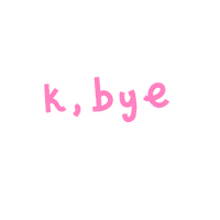 au revoir goodbye Sticker by Fattiesandfeelings