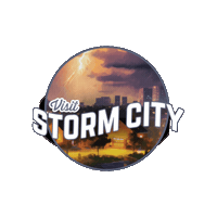 Storm City Sticker by Atlas Roofing