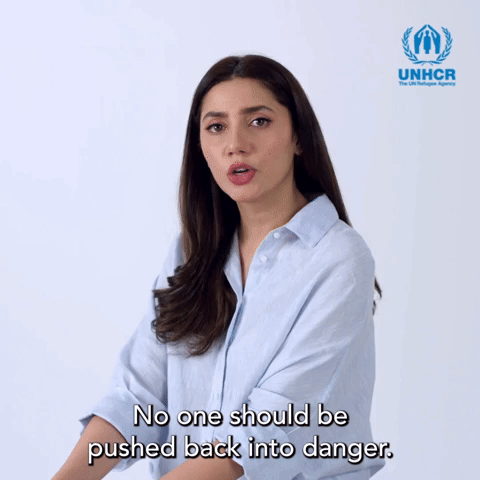 No one should be push back into danger