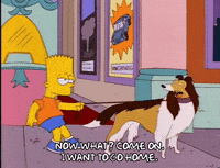 sliding bart simpson GIF