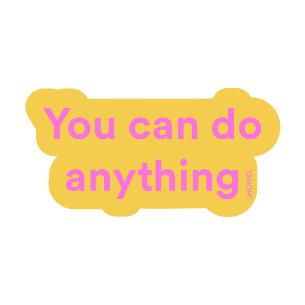 You Can Do Anything Motivation Sticker by ZALORA