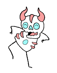 milkytoon happy dance music doodle Sticker