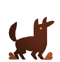 Happy Dog Sticker by Team Tumult