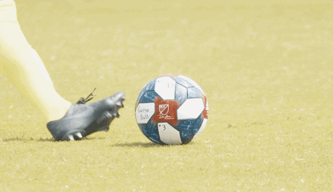 Soccer Kick GIF by Delaware Blue Hens