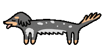 Wiener Dog Sticker by leeandracianci
