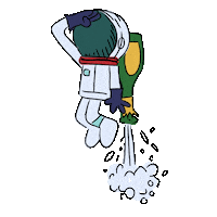 Outer Space Champagne Sticker by Drunk History