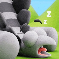 Tired Zzz GIF by Claynosaurz