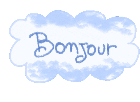 Bonjour Aida Sticker