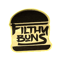 Burger Sticker by filthybuns