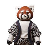 Happy Red Panda Sticker