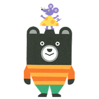 sencorp surprise bear cheer shy Sticker