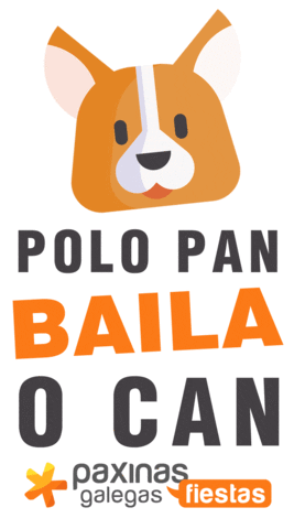 PaxinasGalegas giphyupload fiesta festa perro Sticker