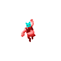 aqdenostre coming shrek flying in super idee Sticker
