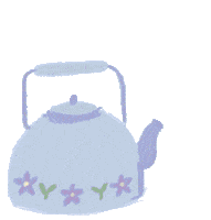 Tea Time Illustration Sticker