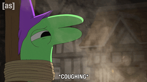 Fire Smoke GIF by Adult Swim